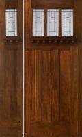 mahogany craftsman door